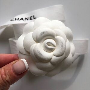 Authentic Chanel Camelia Flower for Brooch Pin Camellia